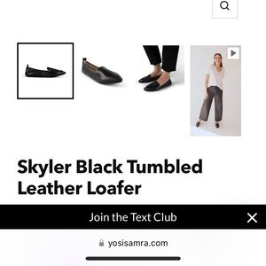 Yosi Samra Sz 8 foldable ballet loafer worn once